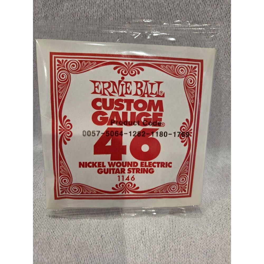 Ernie Ball Factory Sealed 6- pack .010 plain Steel Single Guitar Strings